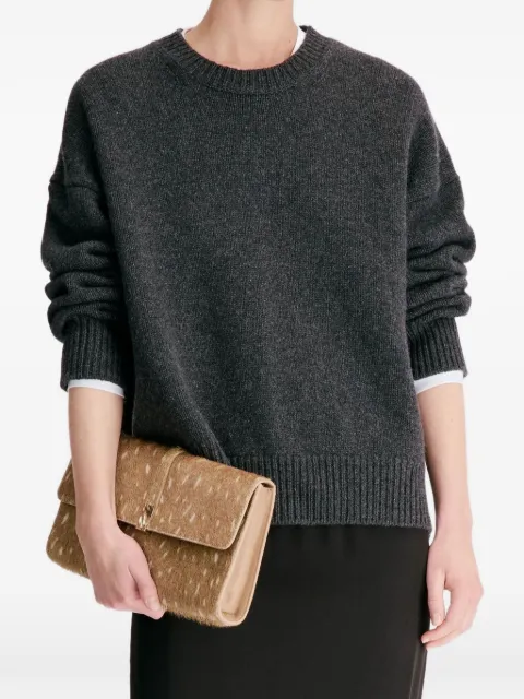 LouLou de Saison Pia LDS cashmere drop-shoulder jumper Grey PIALDS