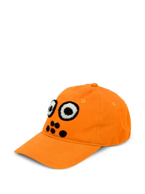 Haculla Monster-embroidered baseball cap Orange HA08BFH01