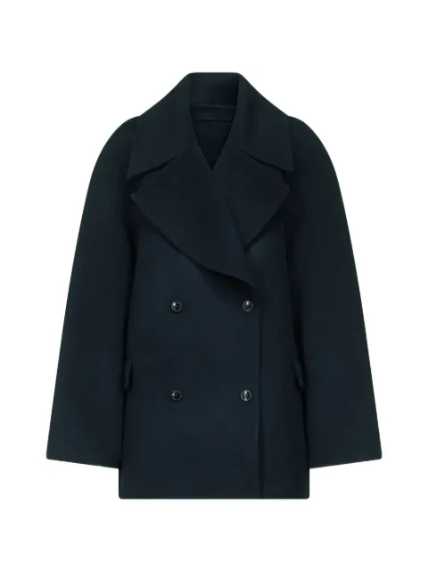 LouLou de Saison double-breasted notch-lapel jacket Blue NEIL