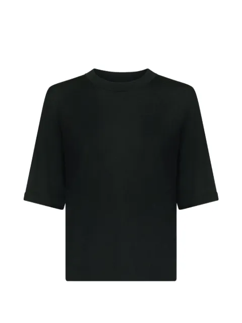 LouLou de Saison Nala LDS cashmere T-shirt Black NALALDS