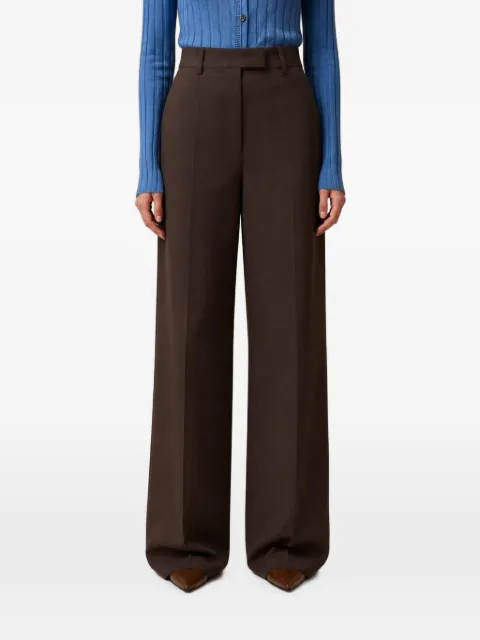 RETORI peach touch linen tailoring pants Brown 03WFAPA014IU01