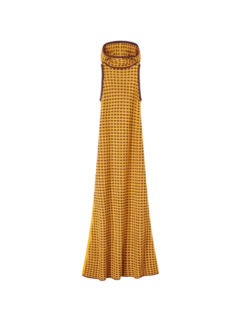 RETORI hooded maxi dress Yellow 01WKNDR105VJ01
