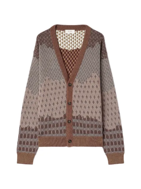 RETORI V-neck cardigan Brown 02MKNTO129CJ02