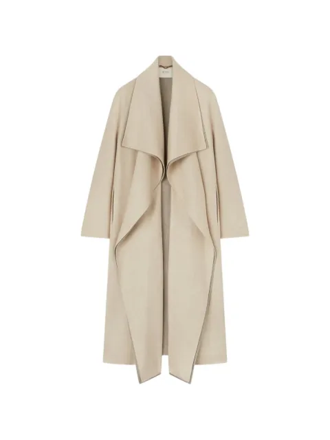 RETORI shawl-collar wool coat Neutrals 03WFACO003LD00