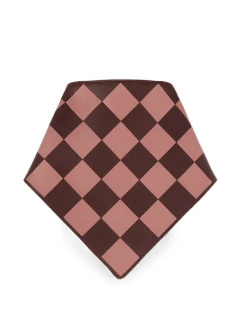 RETORI leather bandana Brown 02MLESA003KF00