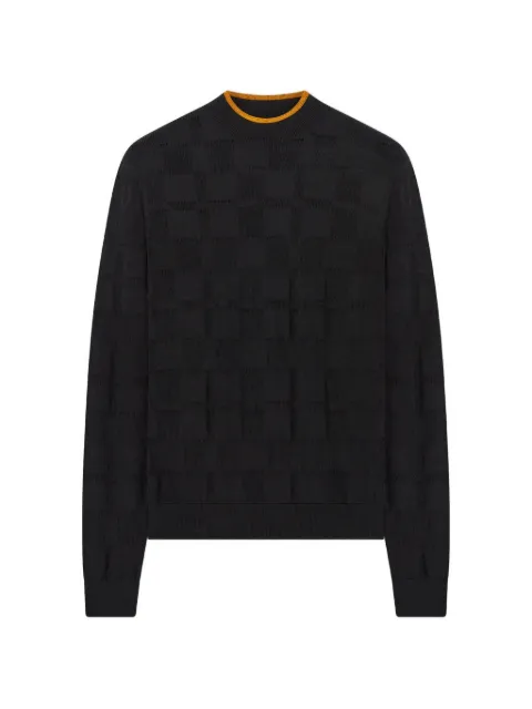 RETORI fine-knit long-sleeve top Black 01WKNTO005CJ01