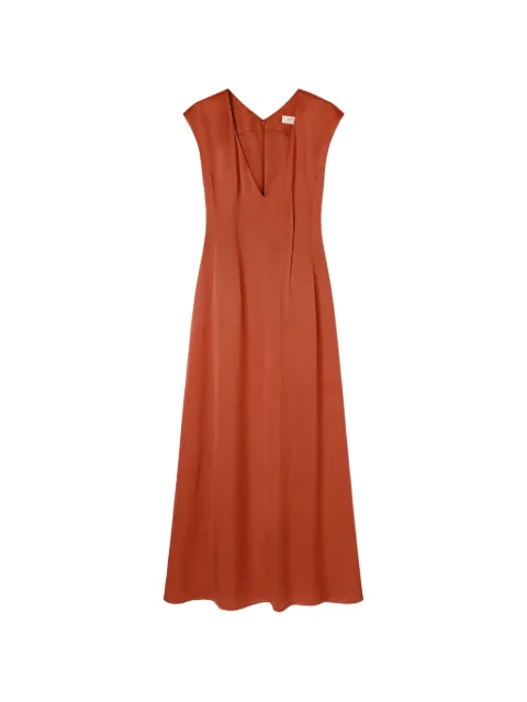 RETORI V-neck maxi dress Orange 02WFADR012SU03