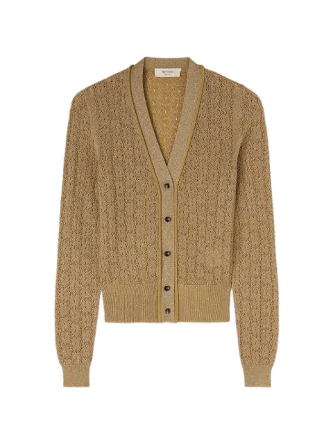RETORI jacquard-knit cardigan Brown 03WKNTO154VS02