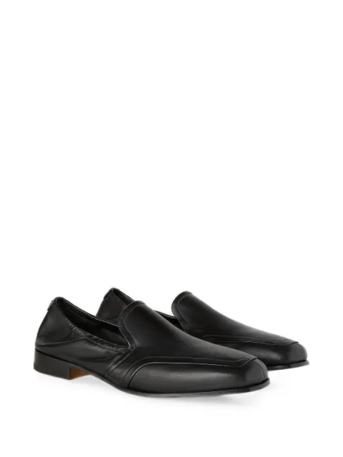 RETORI foldable-back leather loafers Black 02MLESH002LE02