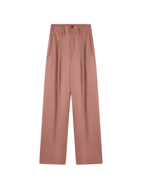 RETORI Heritage silk trousers Pink 01WFAPA002SU00
