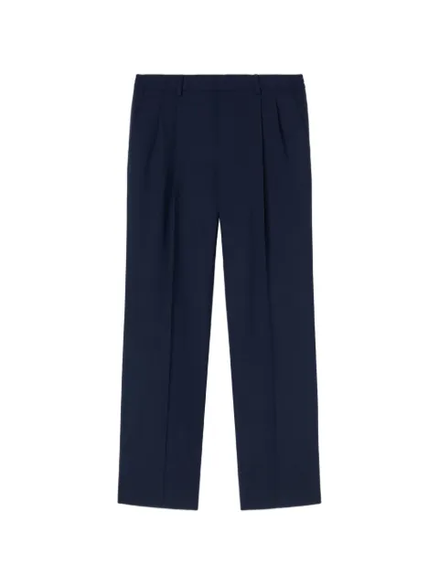 RETORI pleated concealed-fastening trousers Blue 04MFAPA016LU03