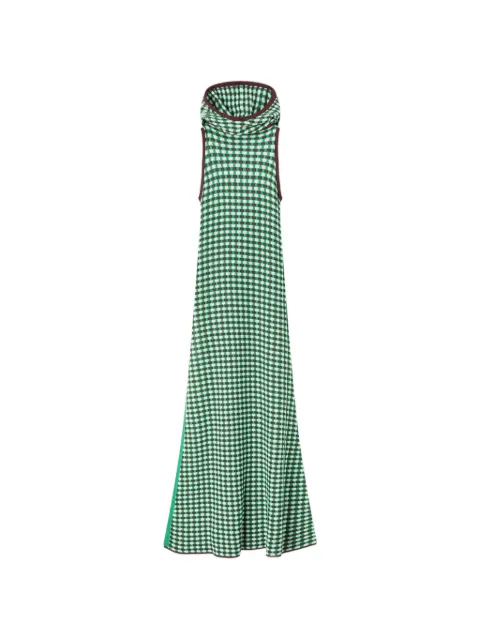 RETORI hooded maxi dress Green 01WKNDR105VJ01