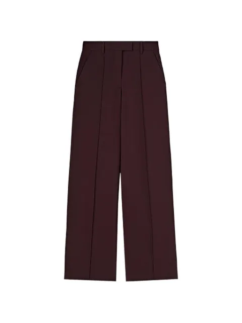 RETORI embroidered pleated trousers Brown 02WFAPA008LU03