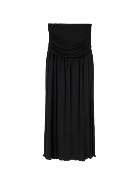 RETORI draped maxi skirt Black 04WFASK010VU00