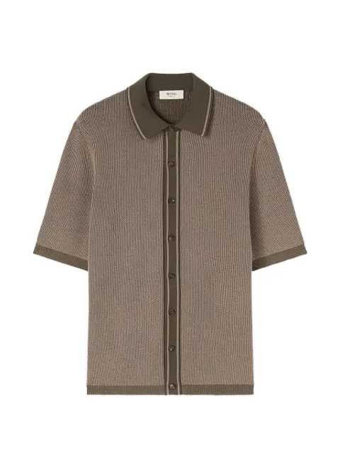 RETORI vanisé knit polo shirt Neutrals 03MKNTO141CS08