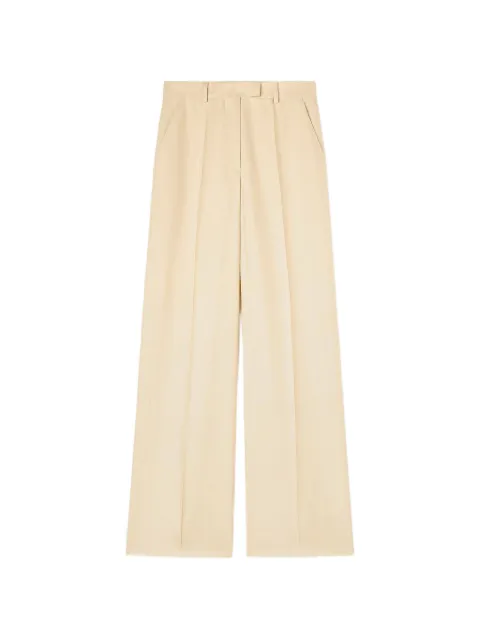 RETORI pleated silk tailored trousers Neutrals 03WFAPA014SU05
