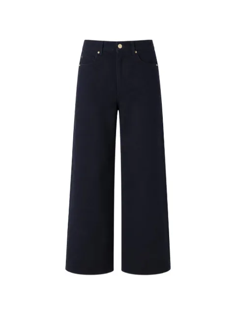 RETORI five-pockets straight-leg cotton trousers Blue 04WFAPA011CU10