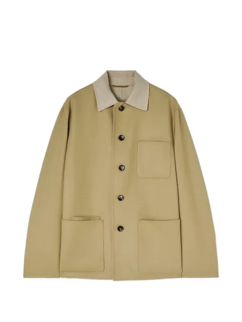 RETORI reversible wool shirt jacket Neutrals 03MFAJA015LD00