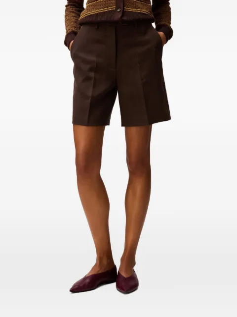 RETORI tailored linen shorts Brown 03WFAPA013IU01