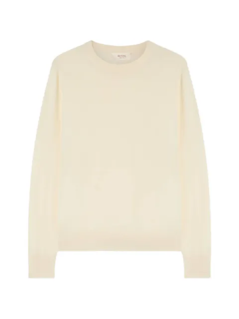 RETORI crewneck long-sleeve sweater Neutrals 00MKNTO180WR03