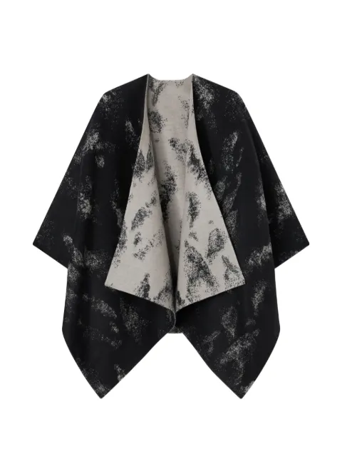 RETORI jacquard double-face cape Black 04WFACO010SD00