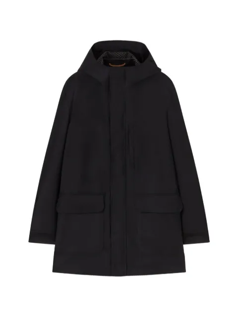 RETORI water-repellent wool parka Blue 01MFAOU002LU04