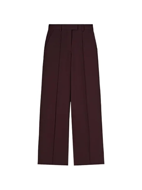 RETORI pleated wide-leg trousers Brown 04WFAPA014LU03