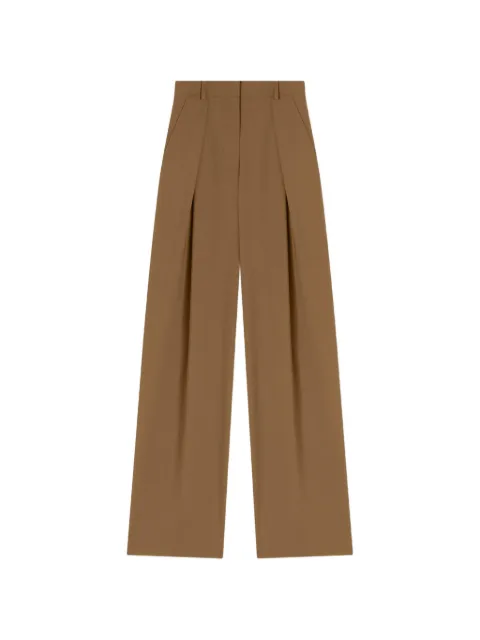 RETORI double-pleated virgin-wool trousers Brown 01WFAPA001LU03