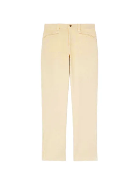 RETORI embroidered-waistband jeans Neutrals 03WFAPA016DU02