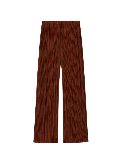 RETORI striped wide trousers Brown 02WKNPA099LS05