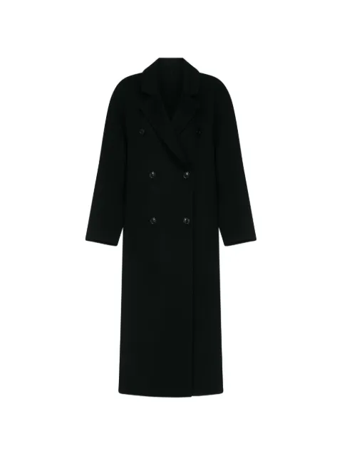 LouLou de Saison Irvin double-breasted notch-lapels coat Black IRVIN