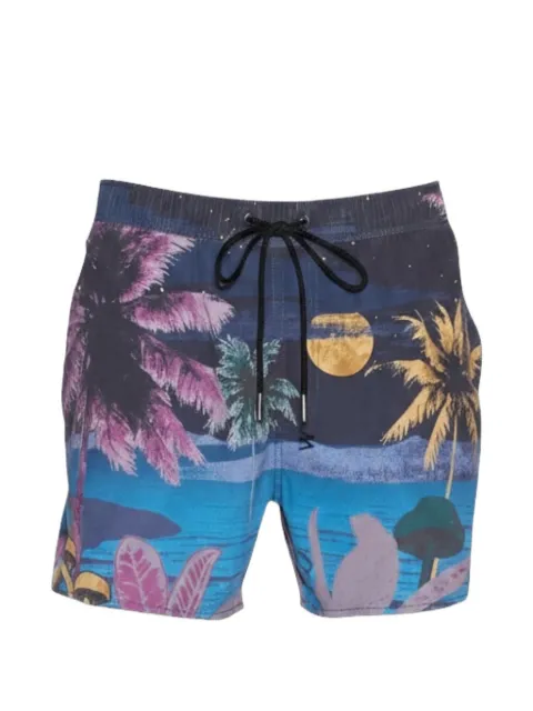 Ksubi Moonlight digital-print boardshorts Blue MPF26WA018