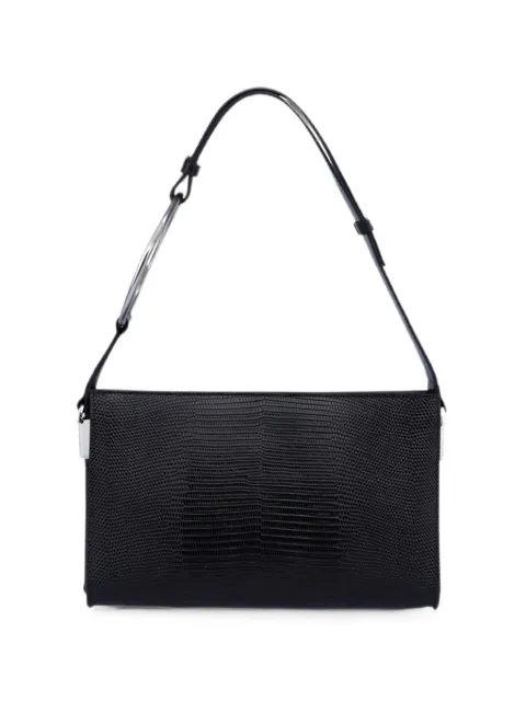 DONDUP lizard-effect tote bag Black WB322PL0727D999