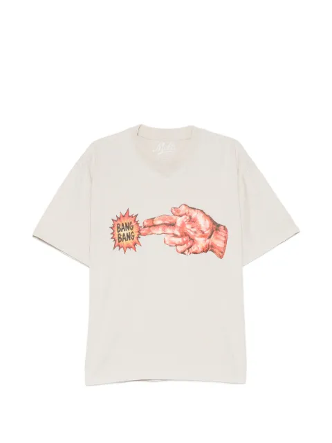 Melt graphic-print T-shirt Neutrals MS5384