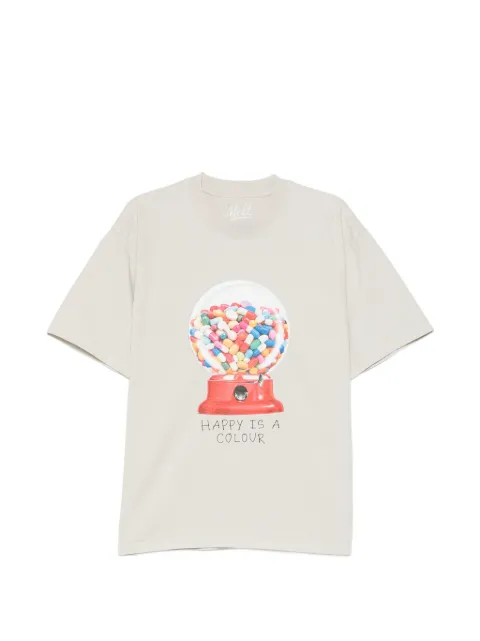Melt graphic-print T-shirt Neutrals MS5385