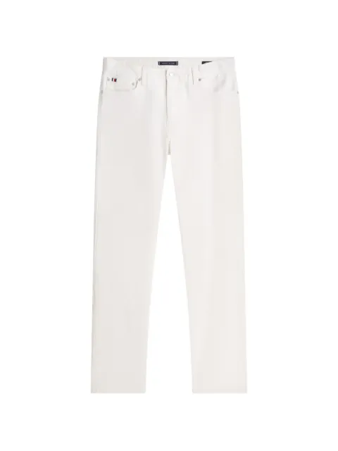 Tommy Hilfiger logo-patch jeans White MW0MW428951CD