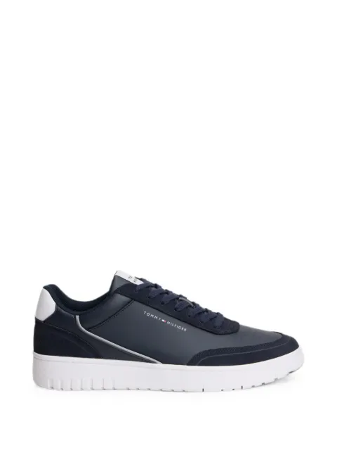 Tommy Hilfiger logo-print panelled sneakers Blue FM0FM05881