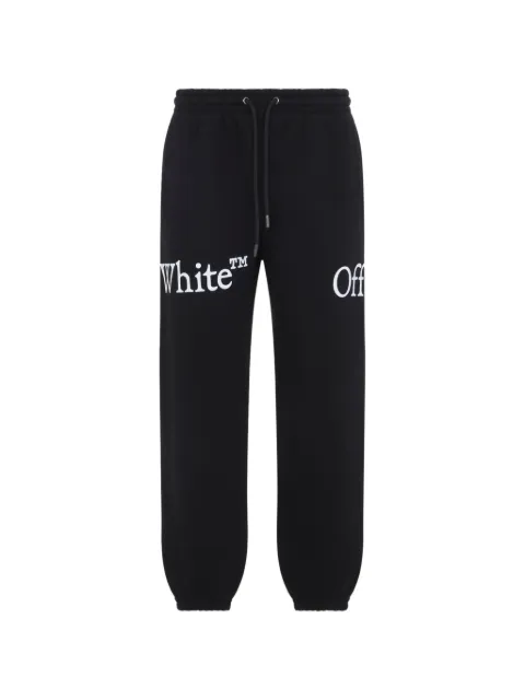 Off-White logo-print track pants Black 44MCH057F26F001001