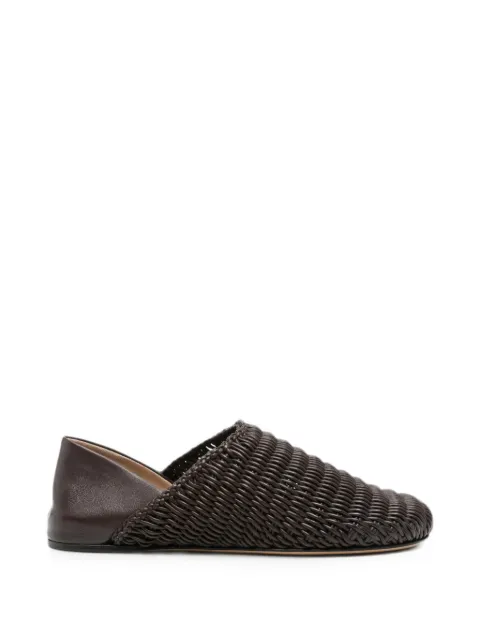 JW Anderson woven-leather mules Brown SI0002LA0403