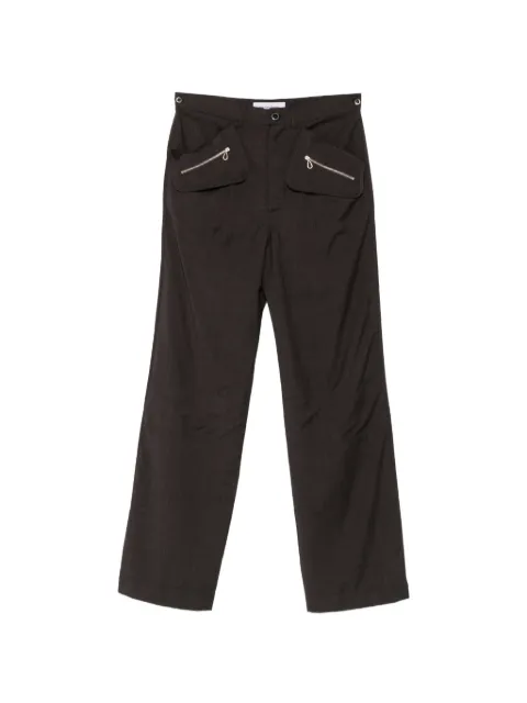 Kiko Kostadinov Komlo zip-pocket trousers Grey KKSS26T03