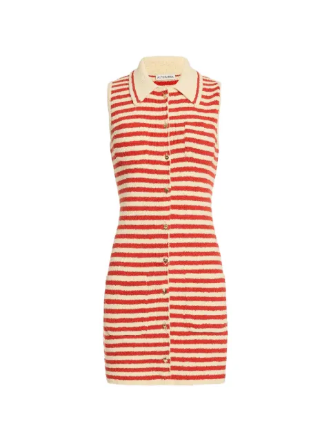 Altuzarra Mamie striped mini dress Red F1268307KCS057000102