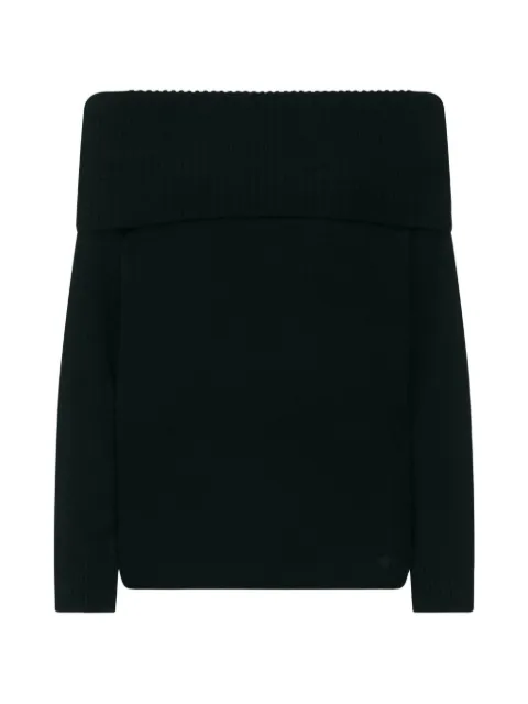 LouLou de Saison Sibyl off-the-shoulder sweater Black SIBYL