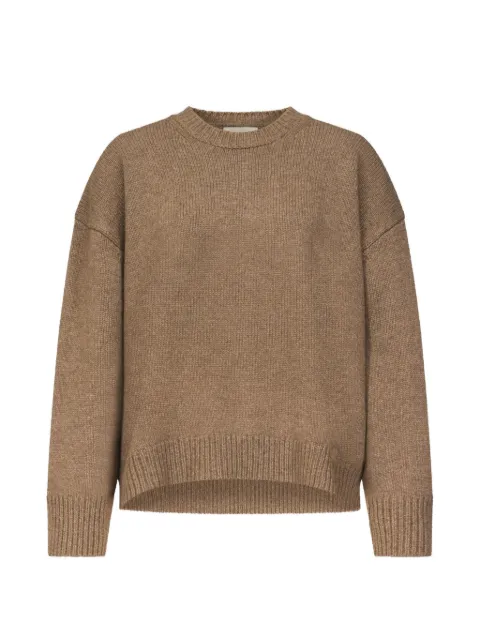 LouLou de Saison Pial LDS oversized cashmere sweater Brown PIALDS