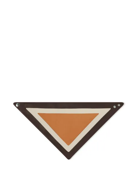 RETORI colour-block scarf Brown 01MLESA002KF00