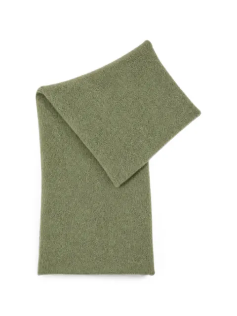 RETORI oversized brushed-cashmere scarf Green 04WKNSA006WU01