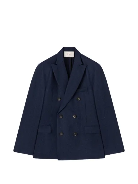 RETORI double-breasted peak-lapel blazer Blue 01MFAJA004LU05