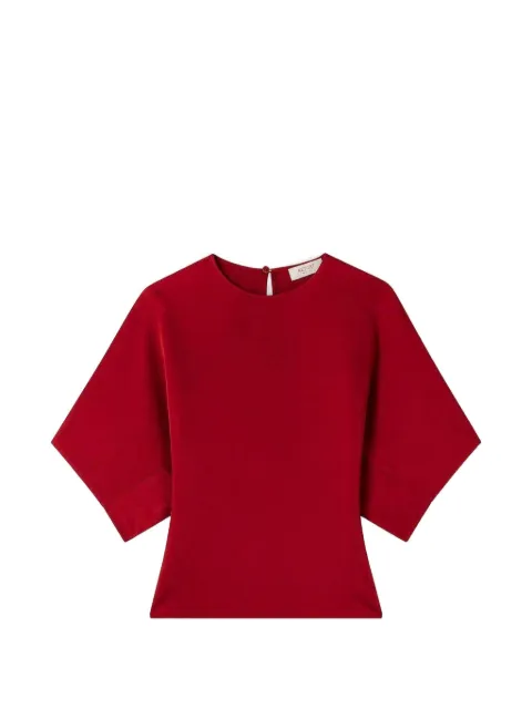 RETORI satin blouse Red 04WFATO015YU00