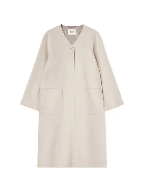 RETORI patch-pocket coat Neutrals 02WFACO006LD00