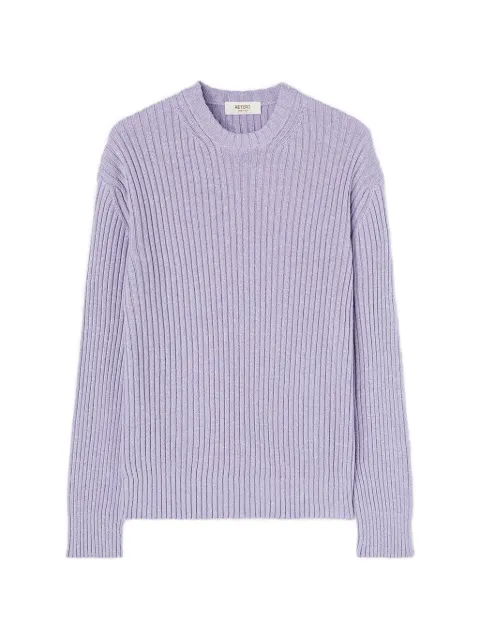 RETORI ribbed mélange sweater Purple 02MKNTO123WS03