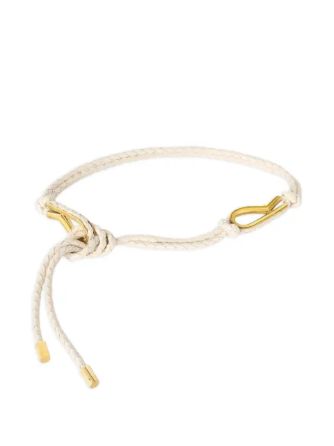 RETORI knot-motif braided belt Neutrals 02WLEBL012LK00